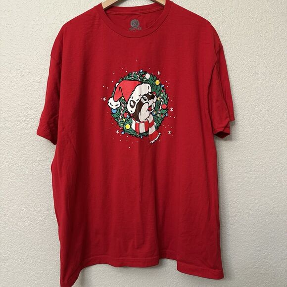 Buc-ees Novelty Christmas Holiday Unisex Printed T-Shirt Size 2 XL EUC - Picture 1 of 5